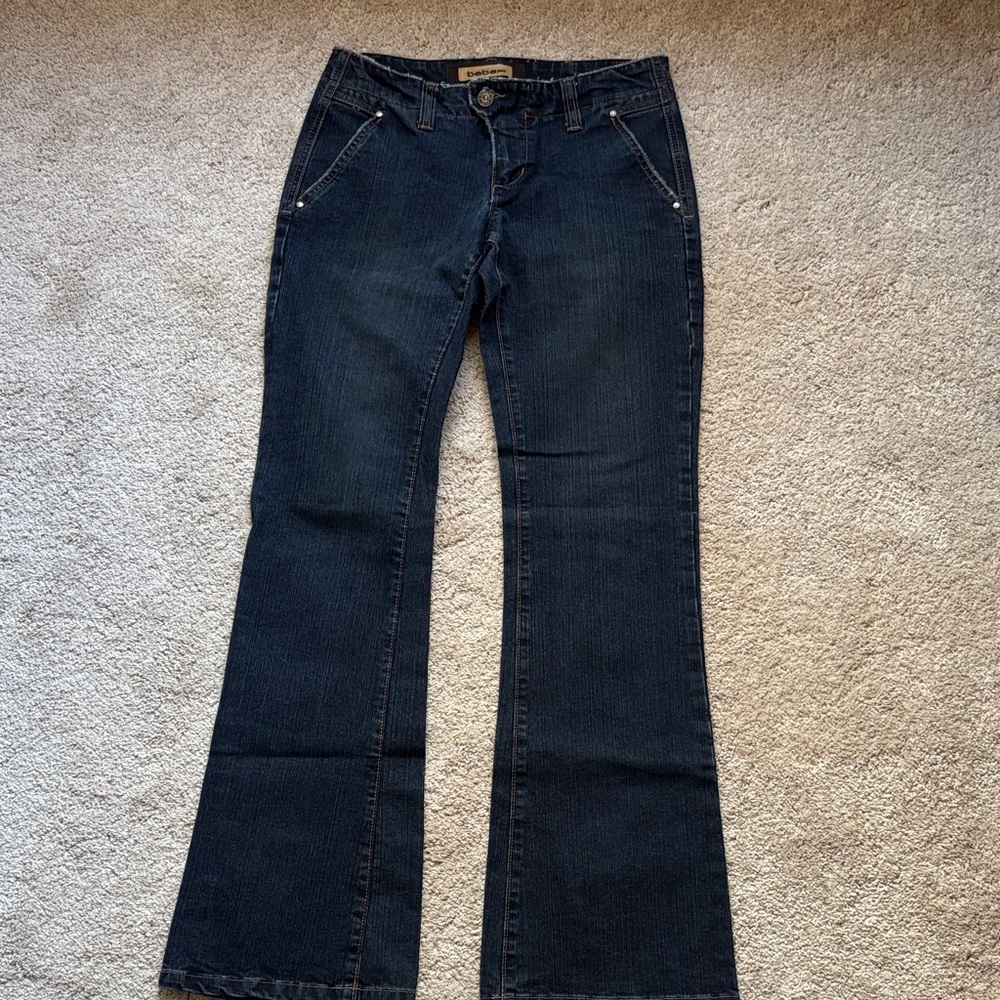 Y2K Bebe Midnight Blue sz 28 Bootcut Jeans